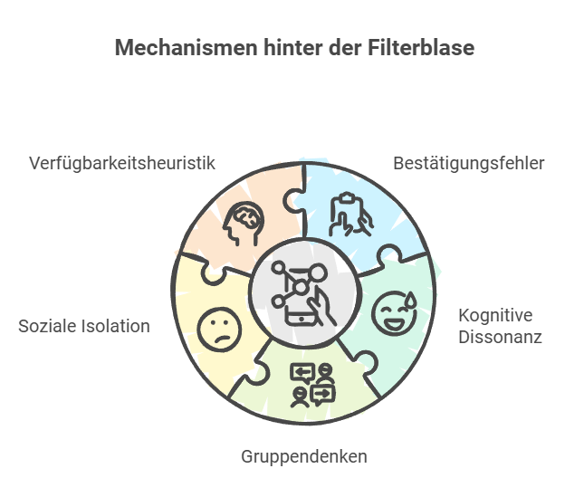 Übersicht: Mechanismen der Filterblase